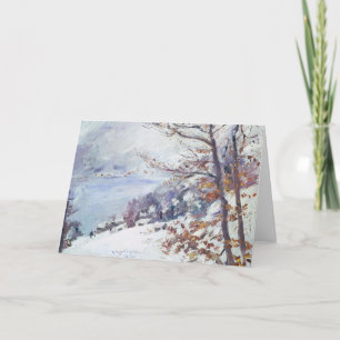 Walchensee in Winter   Lovis Corinth Card