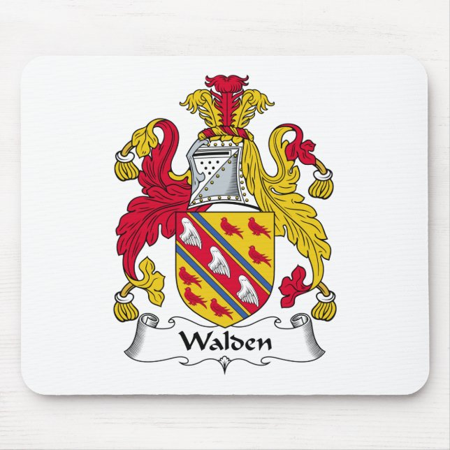 Walden Family Crest Mouse Pad (Front)