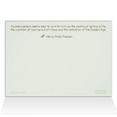 Walden Pond: Cards (Inside Horizontal (Top))