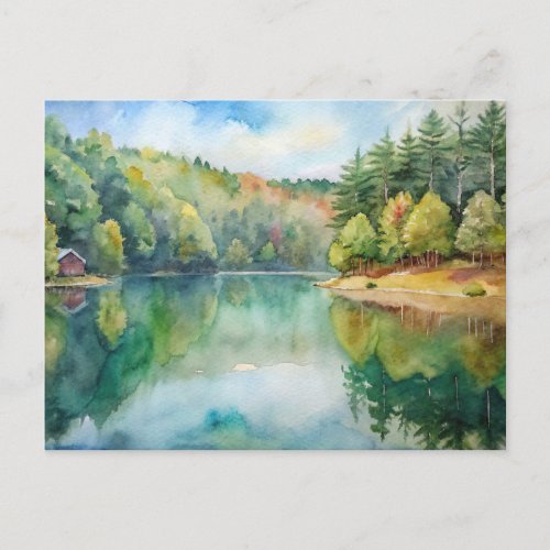 Walden Pond Concord Massachusetts Postcard