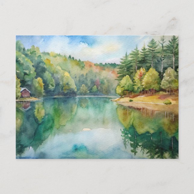 Walden Pond Concord, Massachusetts Postcard (Front)