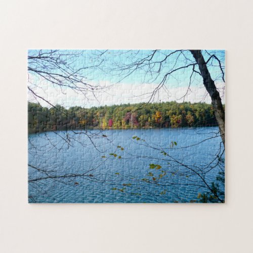 Walden Pond in the Fall Jigsaw Puzzle