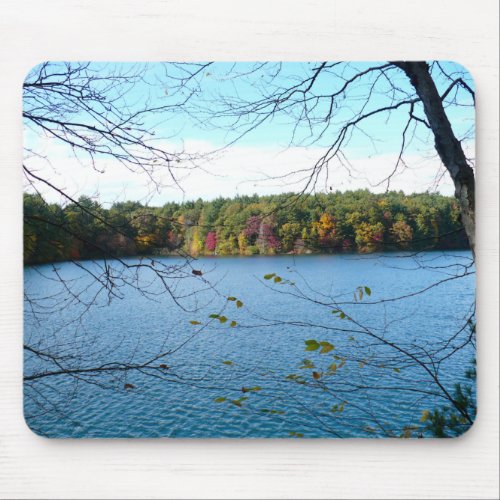 Walden Pond in the Fall Mouse Pad