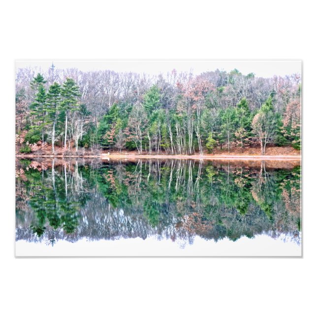 Walden Pond in the Fall Photo Print (Front)