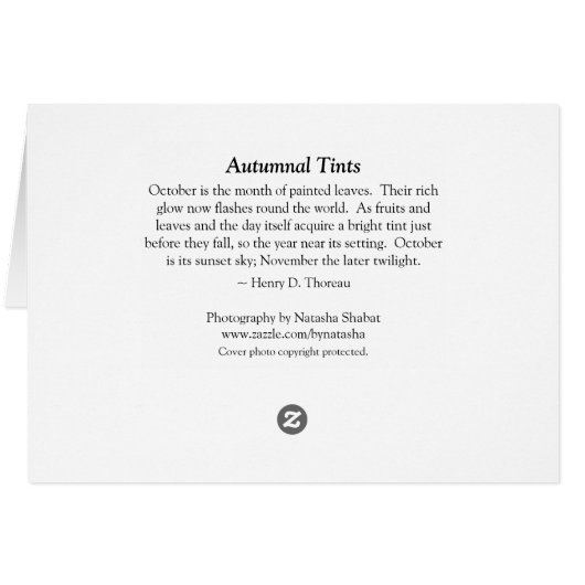 Walden Pond Leaves (Back Horizontal)