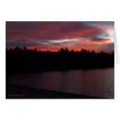 Walden Pond Red Clouds (Front Horizontal)