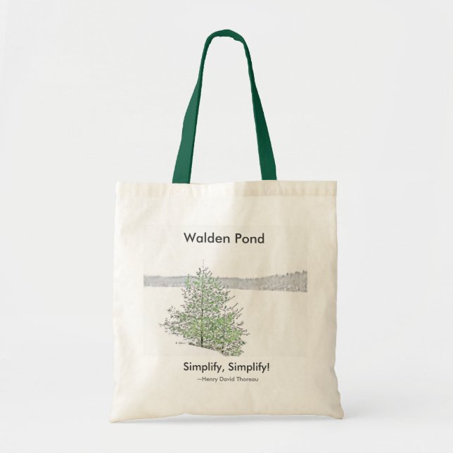 Walden Pond: Tote Bag (Front)