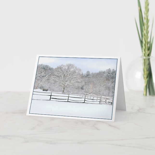 Walden Woods Project Farm  Holiday Card (Front)