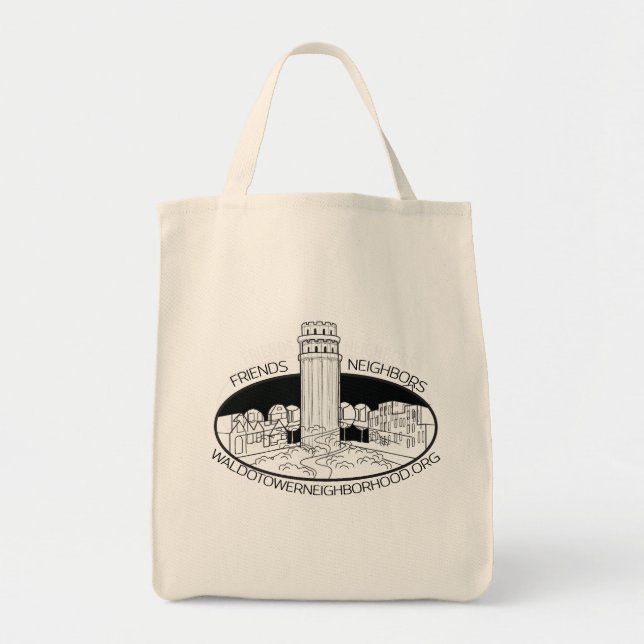 Waldo Tower Neighborhood Association Tote Bag (Front)