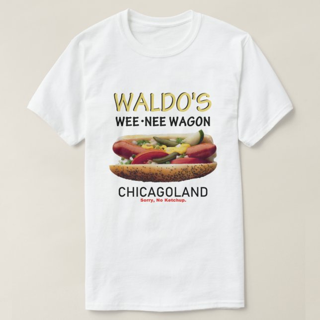 Waldo's Wee Nee Wagon, Chicagoland T-Shirt (Design Front)