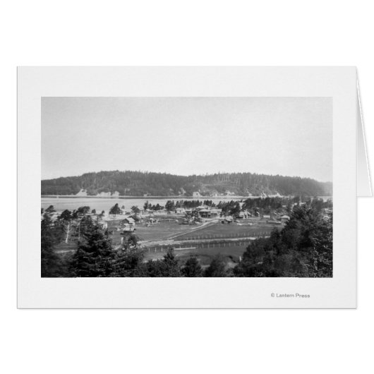 Waldport, Oregon Town View Looking North (Front Horizontal)
