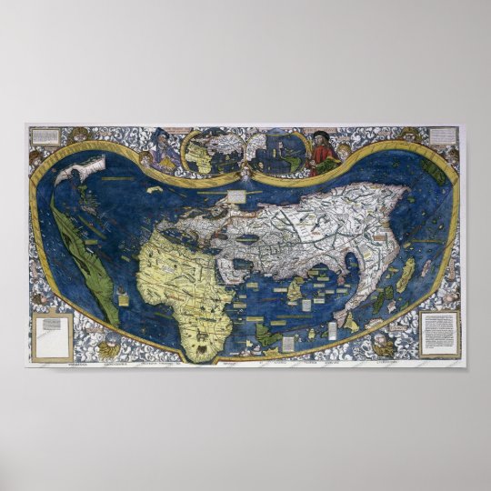 Waldseem Ller S World Map Poster Zazzle Com   Waldseemullers World Map Poster Rb5c7001a08fa43428a36efd300e19b78 B7ax5 8byvr 540 