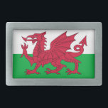 Wales Belt Buckle<br><div class="desc">Wales flag</div>