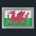Wales Belt Buckle<br><div class="desc">Wales flag</div>