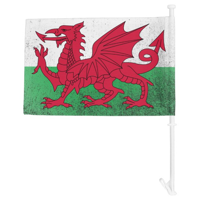 Wales Car Flag (Back)