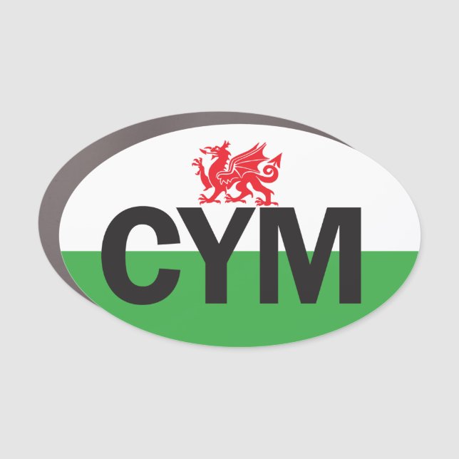 Wales Car Magnet (Front)