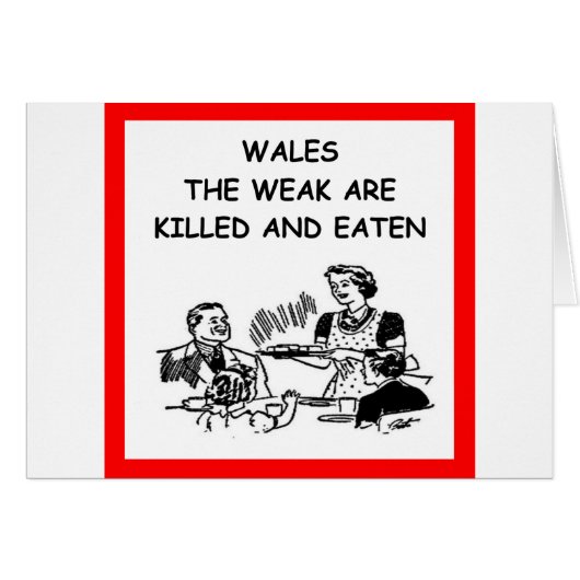 WALES CARDS (Front Horizontal)