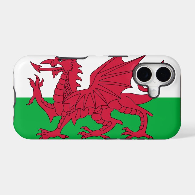 Wales Case-Mate iPhone Case (Back (Horizontal))