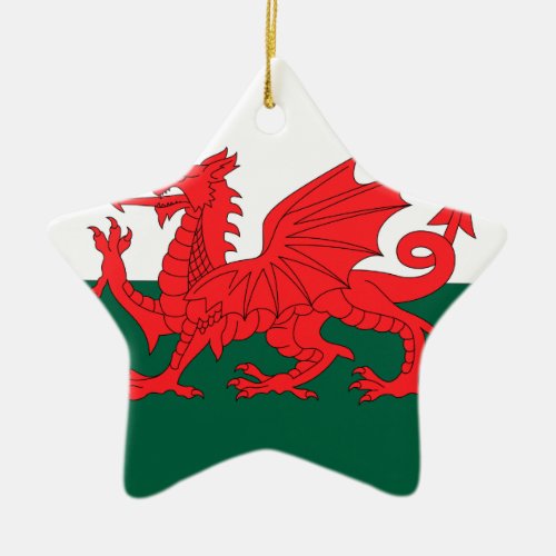 Wales Ceramic Ornament