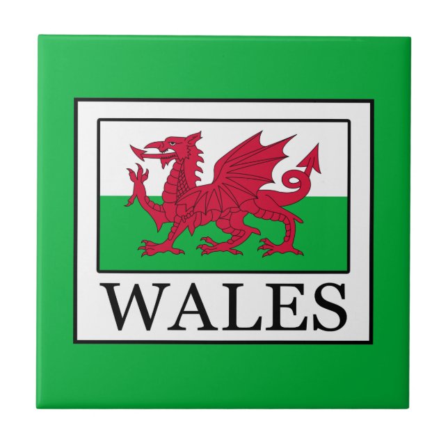 Wales Ceramic Tile (Front)