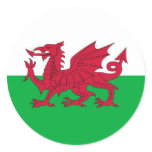 WALES CLASSIC ROUND STICKER