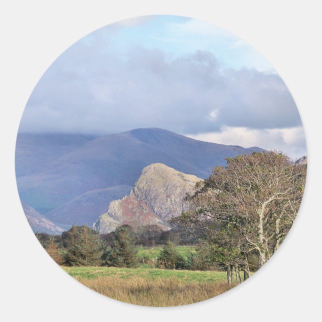 WALES CLASSIC ROUND STICKER (Front)