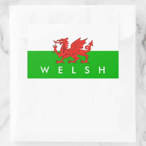 wales country flag british nation welsh symbol rectangular sticker | Zazzle