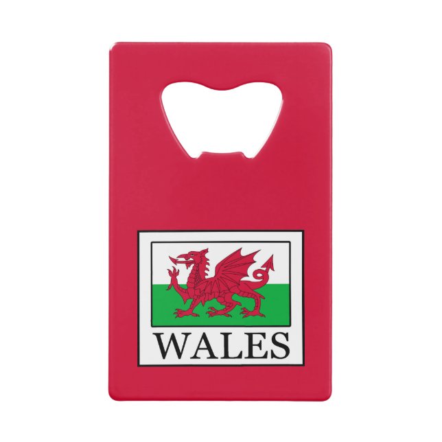 Wales Credit Card Bottle Opener (Front)