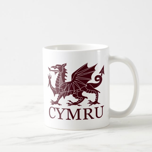Wales CYMRU Coffee Mug (Right)
