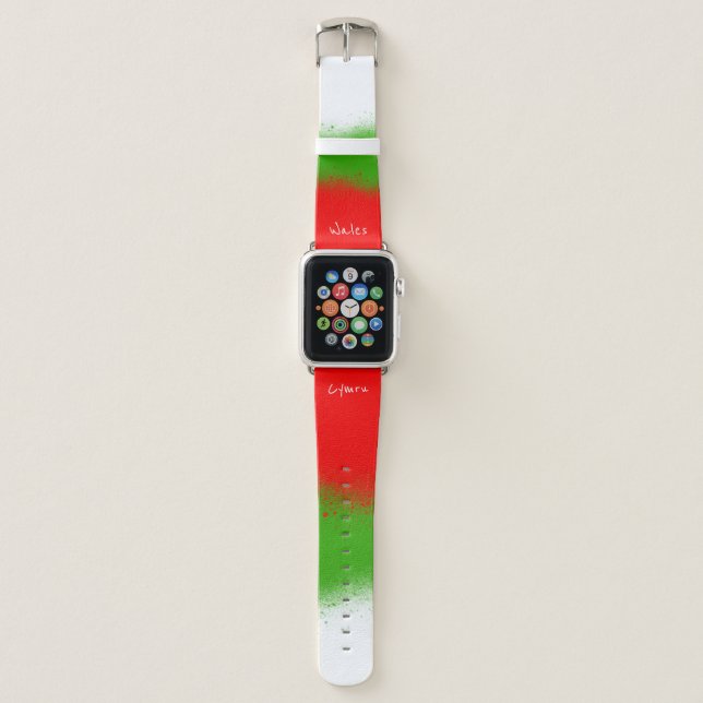 Wales Cymru design Apple Watch band (Front)