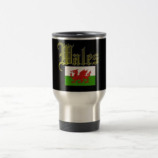 Wales (Cymru ) Travel Mug (Center)