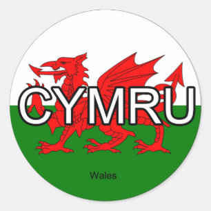 Wales CYMRU United Kingdom Euro Sticker