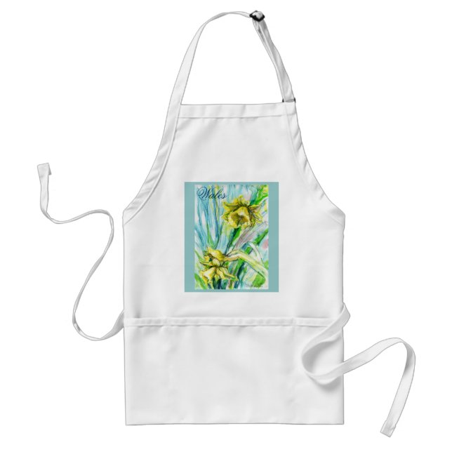 Wales Daffodil Spring Apron (Front)