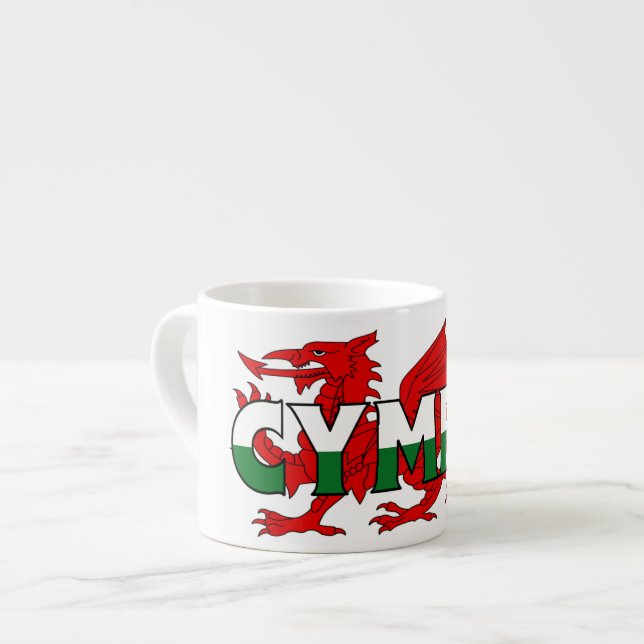 Wales Espresso Cup (Front Left)