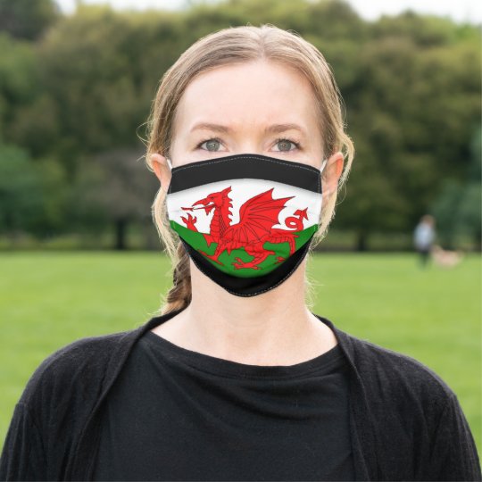 Wales Flag Adult Cloth Face Mask