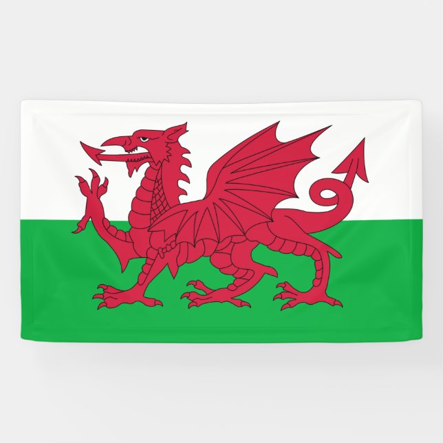 Wales flag Banner (Horizontal)