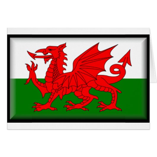 Wales Flag Cards (Front Horizontal)