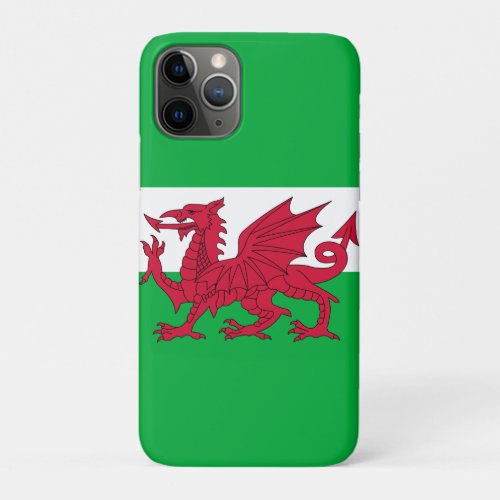 wales flag iPhone 11 pro case