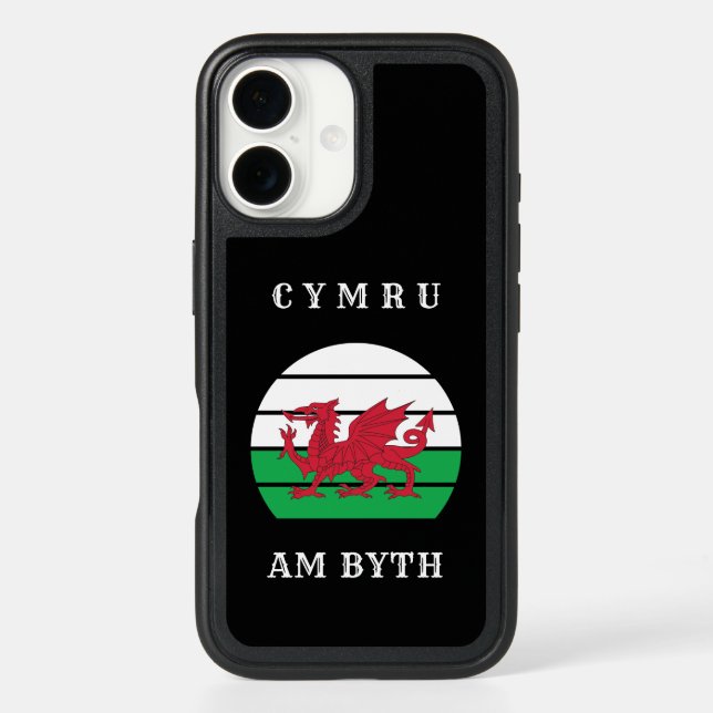 Wales Flag Cymru Am Byth Proud To Be Welsh Otterbox iPhone Case (Back)