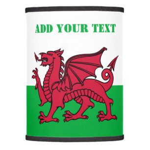 Wales flag Dragon England British Red Cardiff Lamp Shade