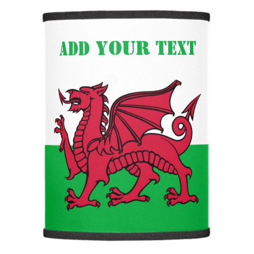 Wales flag Dragon England British Red Cardiff  Lamp Shade
