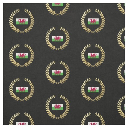 Wales Flag Fabric