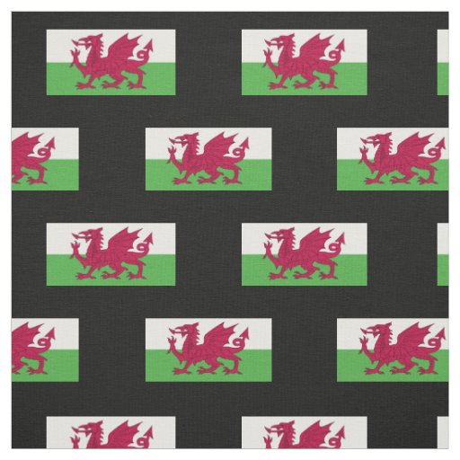 Wales Flag Fabric