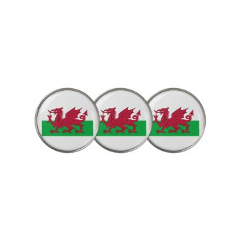 Wales Flag Golf Ball Marker by flagart at Zazzle