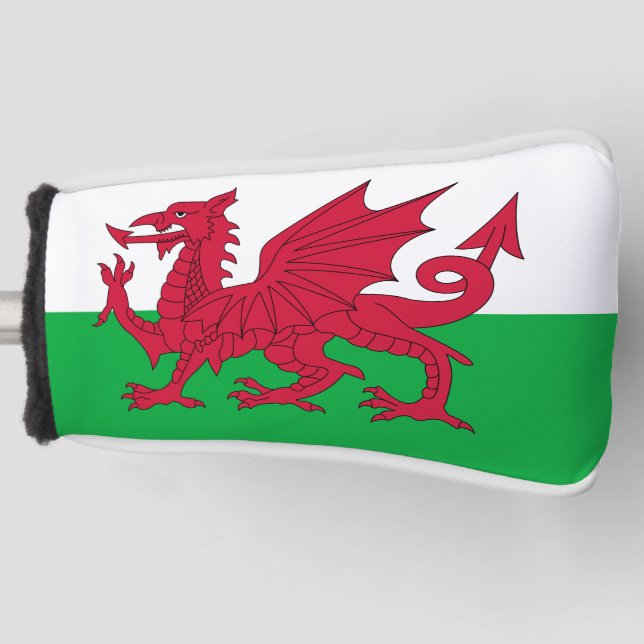Wales flag Golf Head Cover (Front)