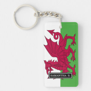 Wales Flag Keychain
