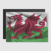 Wales Flag Magnetic Card (Front/Back)