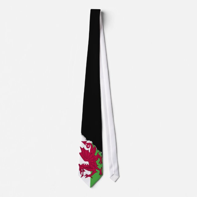 Wales Flag Neck Tie (Front)