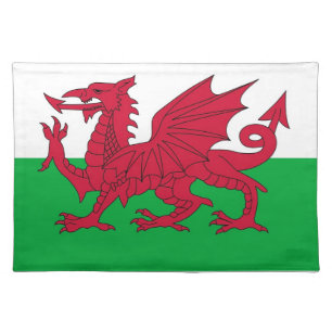 Wales Flag on MoJo Placemat