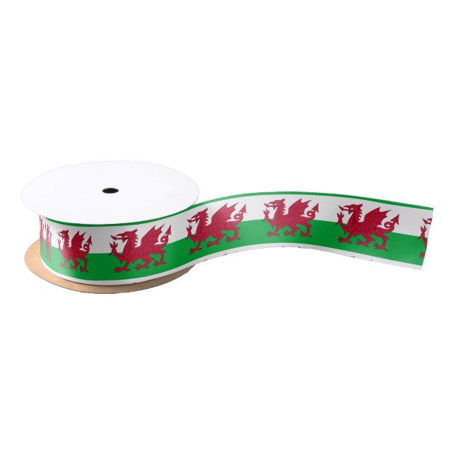 Wales flag Ribbon (Spool)